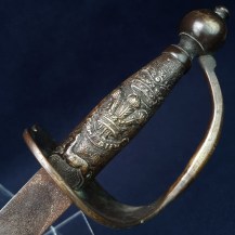English Circa 1750 Infantry Hanger of the Royal Welch Fuziliers aka Royal Welsh Fusiliers 08